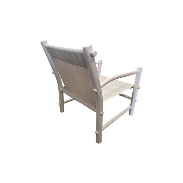 Chaise longue de jardin en PVC vintage, années 1970