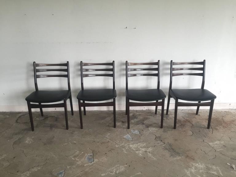 Set of four dining room chairs made by 1950s Topform