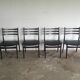 Ensemble de quatre chaises de salle à manger fabriquées par Topform années 1950