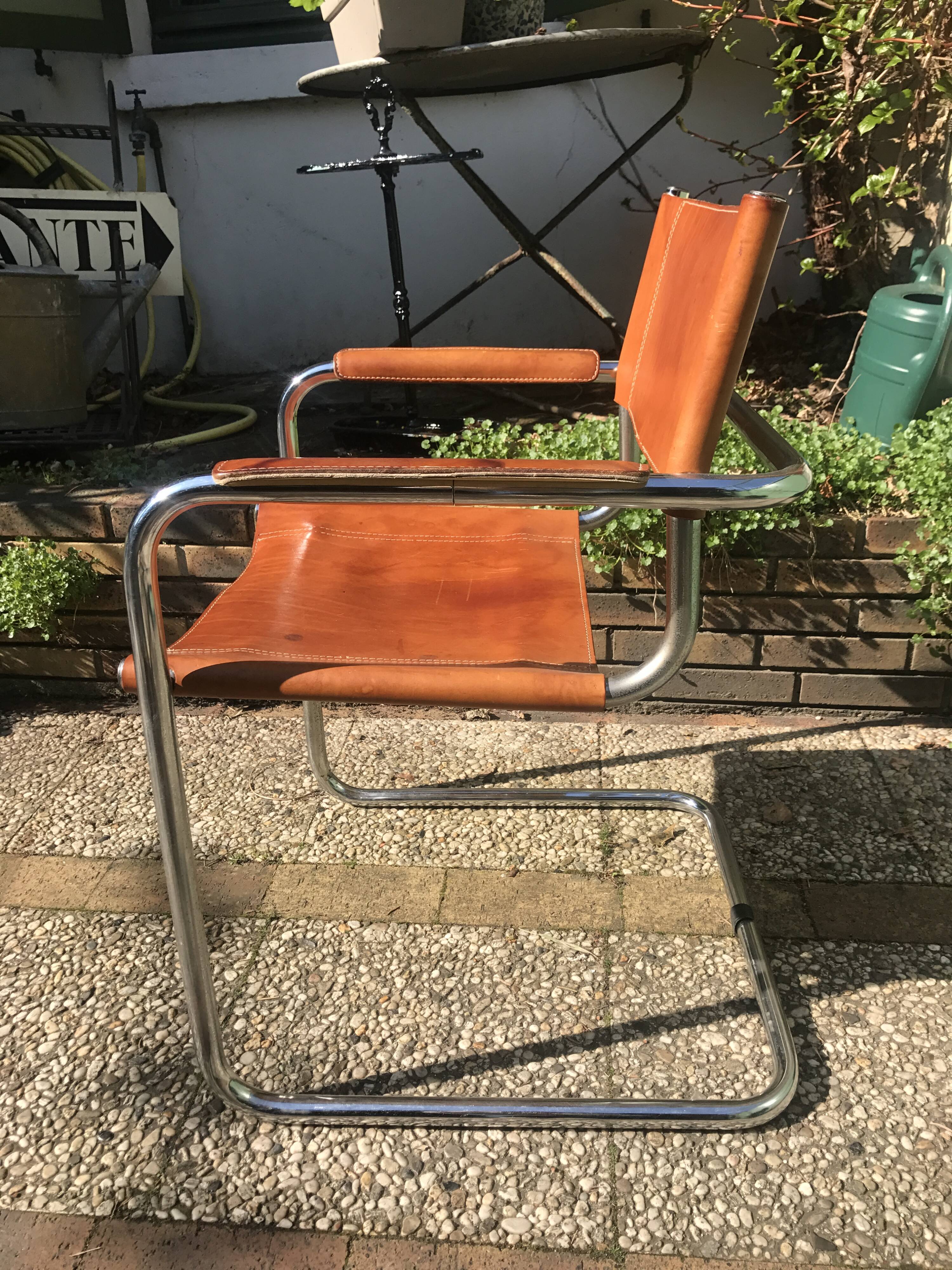 Leather armchair