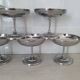 8 stainless steel 18/10 FCA style Létang and Rémi Jean Couzon cups