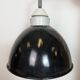 Industrial Factory Wall Lamp with Black Enamel Shade, 1960s