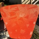 Set of 6 vintage "compass feet" chairs