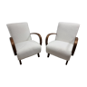 Paire de fauteuils by Jindrich Halabala