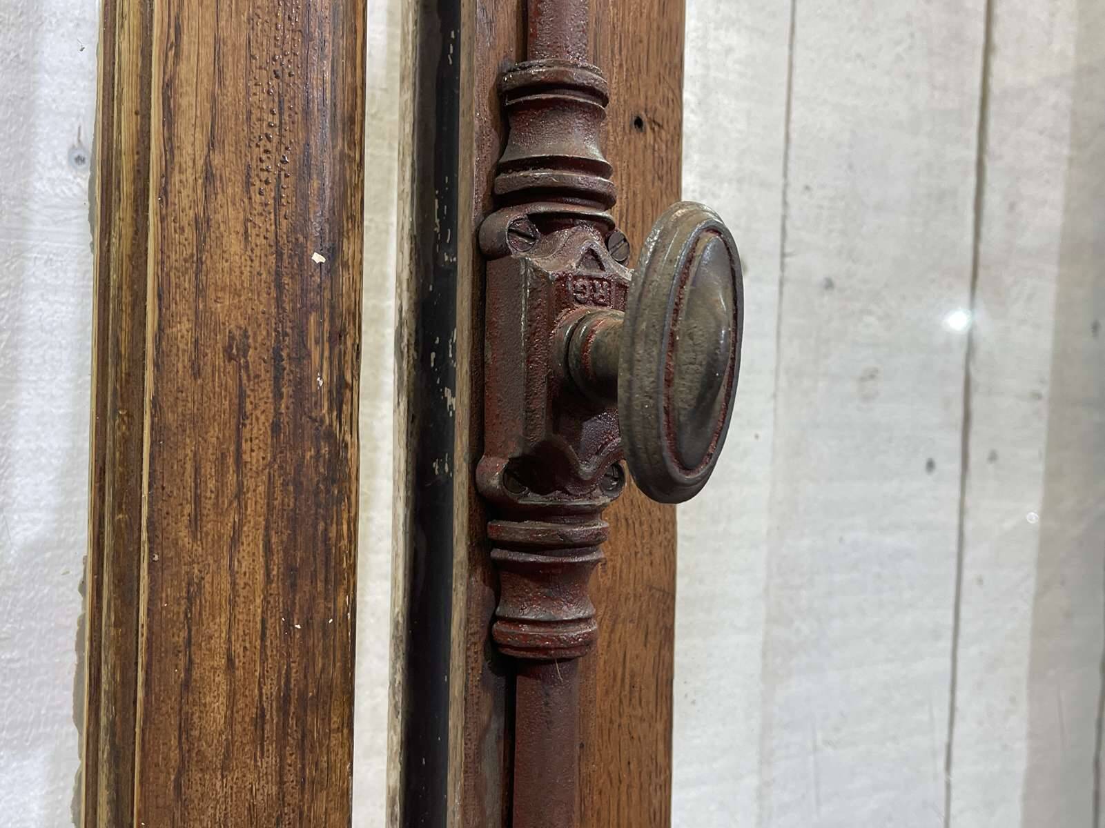 19th century oak partition door