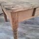 Table basse de ferme style campagne en chêne