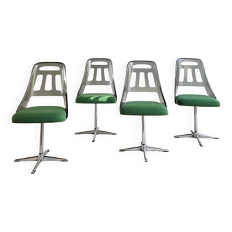 4 vintage Meurop chairs 1970