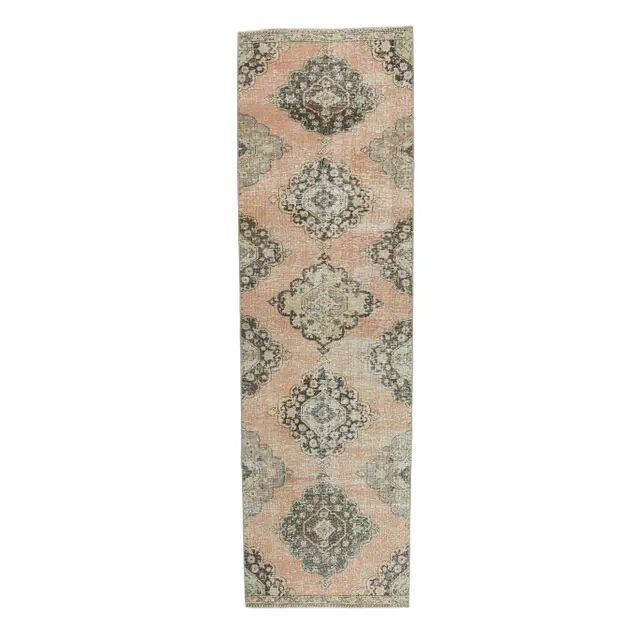Turkish Oushak wool runner 91x305