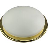 60s 70s Hustadt Leuchten Plafoniere ceiling lamp glass space age design