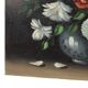Vintage Floral Still Life Painting Signed J. Rems 60x50cm