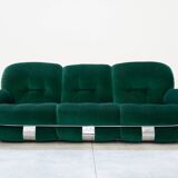 Living room, 2 armchairs and 3-seater sofa, OKAY model, Adriano Piazzesi, 1970