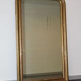 Louis Philippe mirror in gilded wood 150x90cm