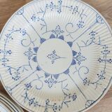 Set of 14 plates Copenhagen Boch brothers Keramis