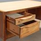 Vintage writing desk in laminated wood, 2 drawers, 1960s design