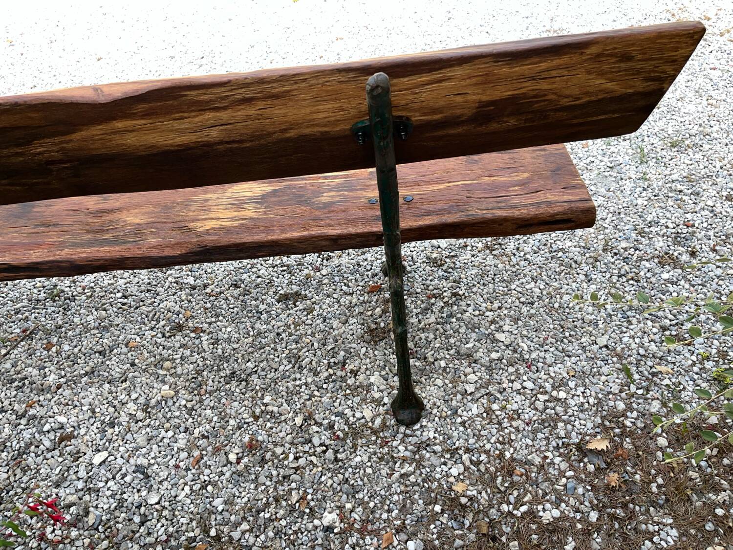 Art Nouveau garden bench
