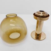 Hans-Agne Jakobsson Claudia Scandinavian Candle Holder Honey Yellow L10227 1960