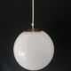 Parscot France hanging Opalin Glass Globe - 30 cm - 60-70 years