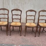 Lot of chairs Louis XV style