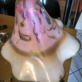 Large mushroom lamp in glass paste by Pascal GUYOT