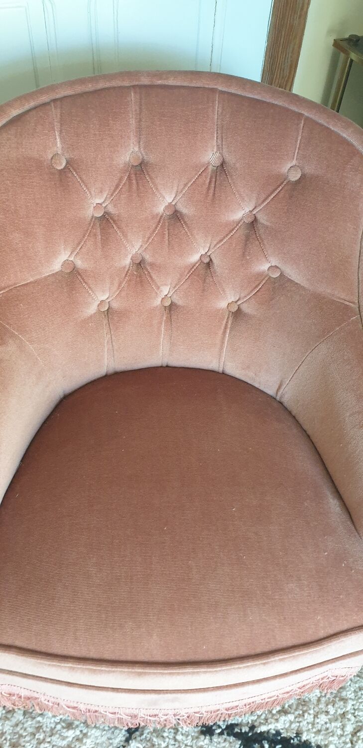 Pair of toad armchairs