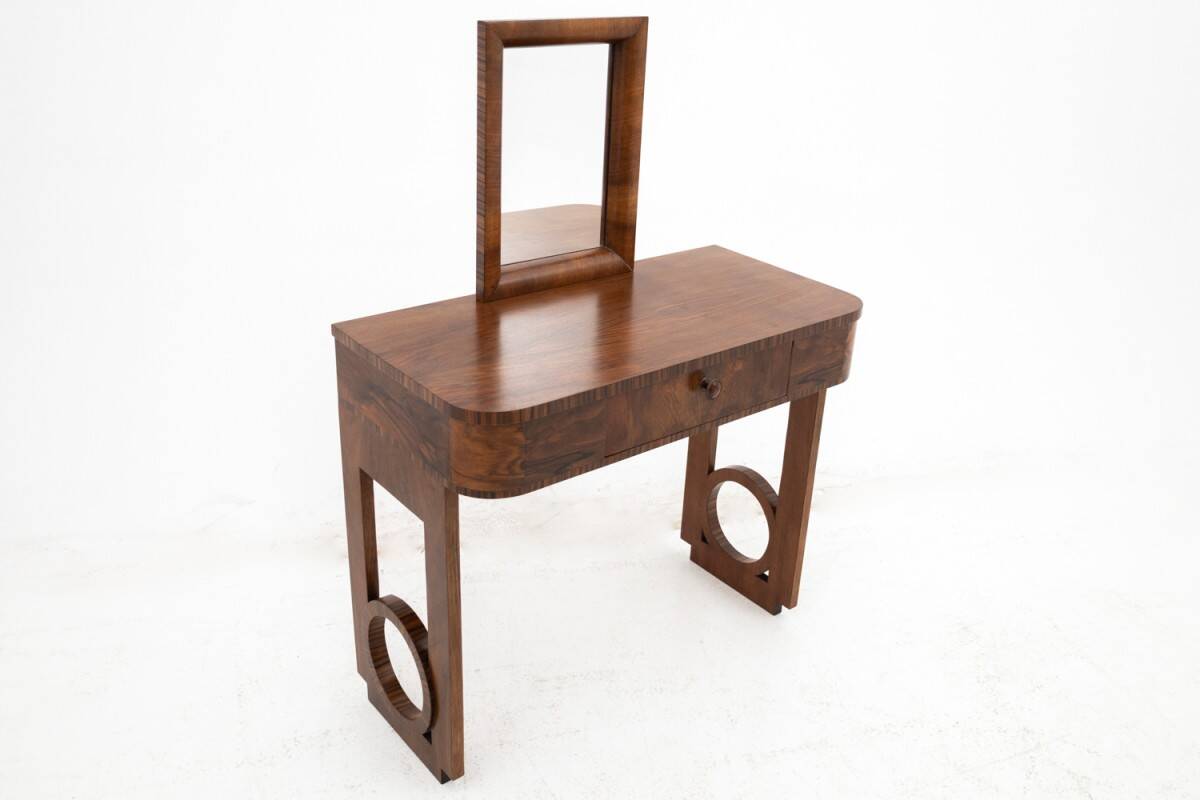 Art Deco dressing table with chair, Poland, ca. 1930.