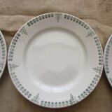 Lots of 5 plates a dessert faiencerie de castres