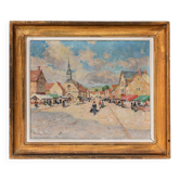 Henry Charles Séné (1889-1961) "Market Scene"