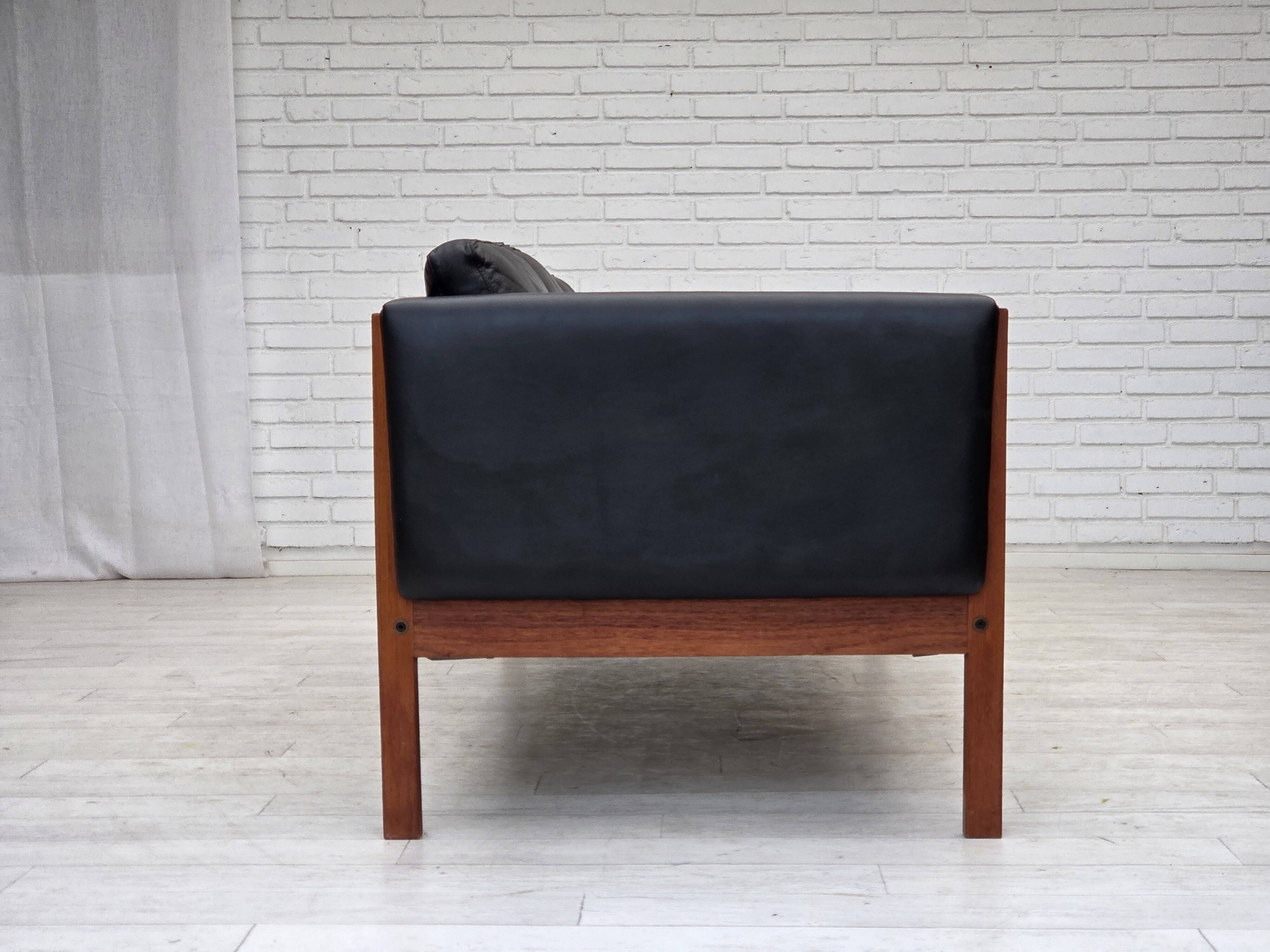 1960s, Danish design by H.J.Wegner, 3 seater sofa model CH 163.