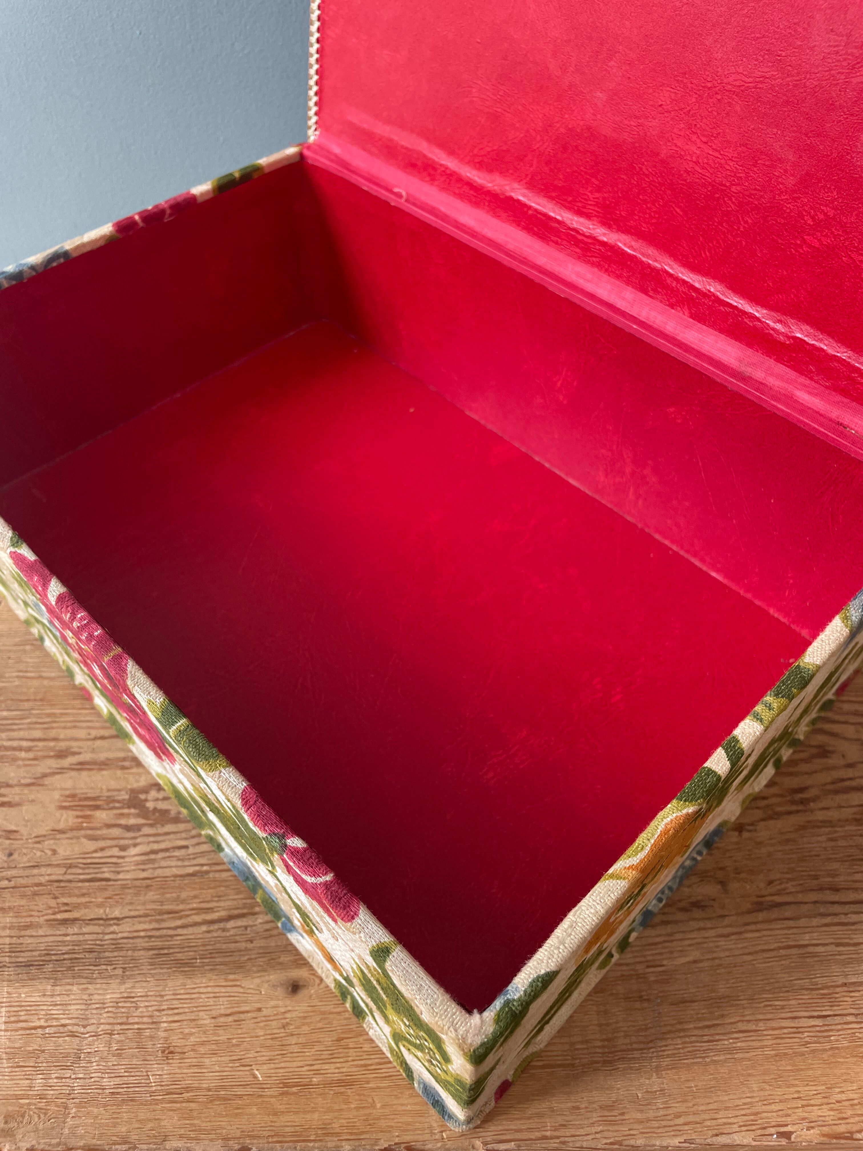 Old vintage sewing box