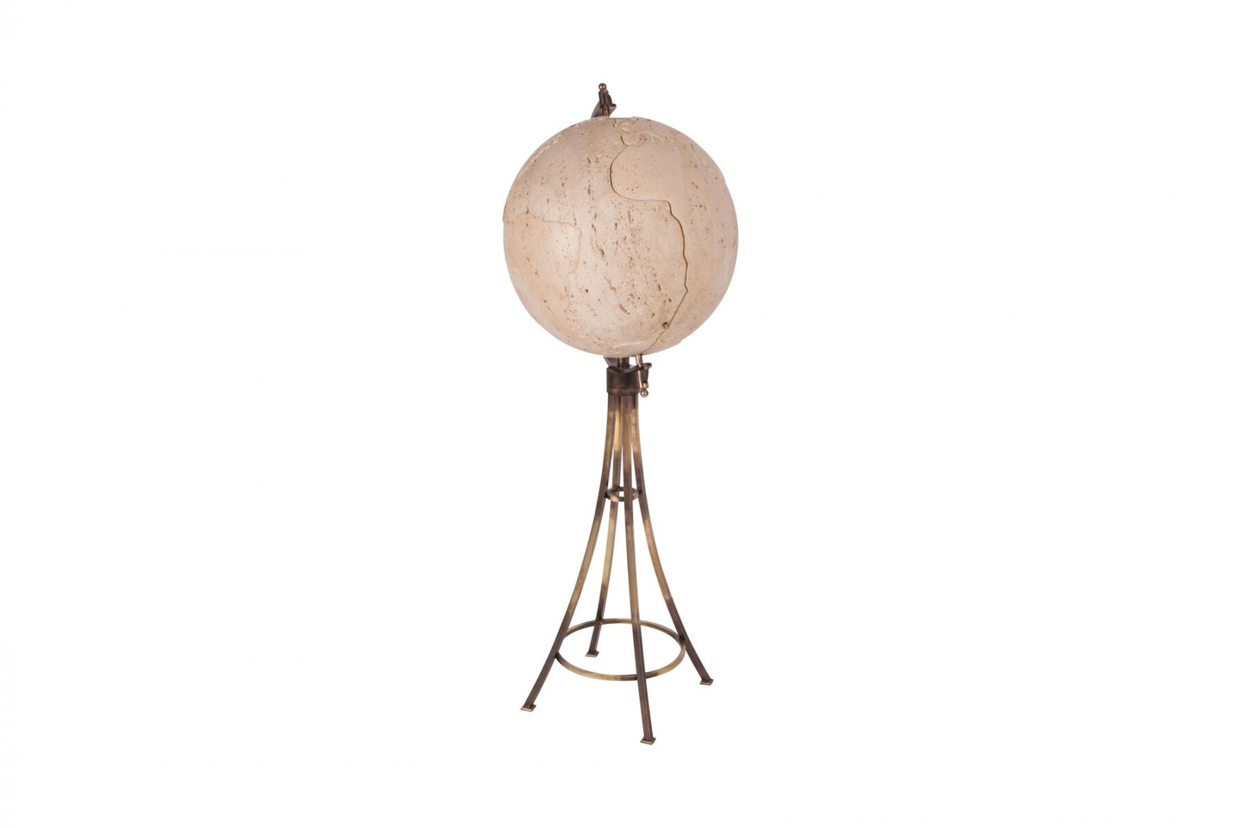 Globe bar  in brass, 1980