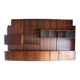 Danish wall bookcase by Thygesen and Sorensen in rosewood, 1960