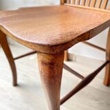 Office chair in solid oak baumann b8 19220/30