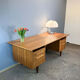 Bauhaus-style desk by WK Möbel, walnut, 1960s