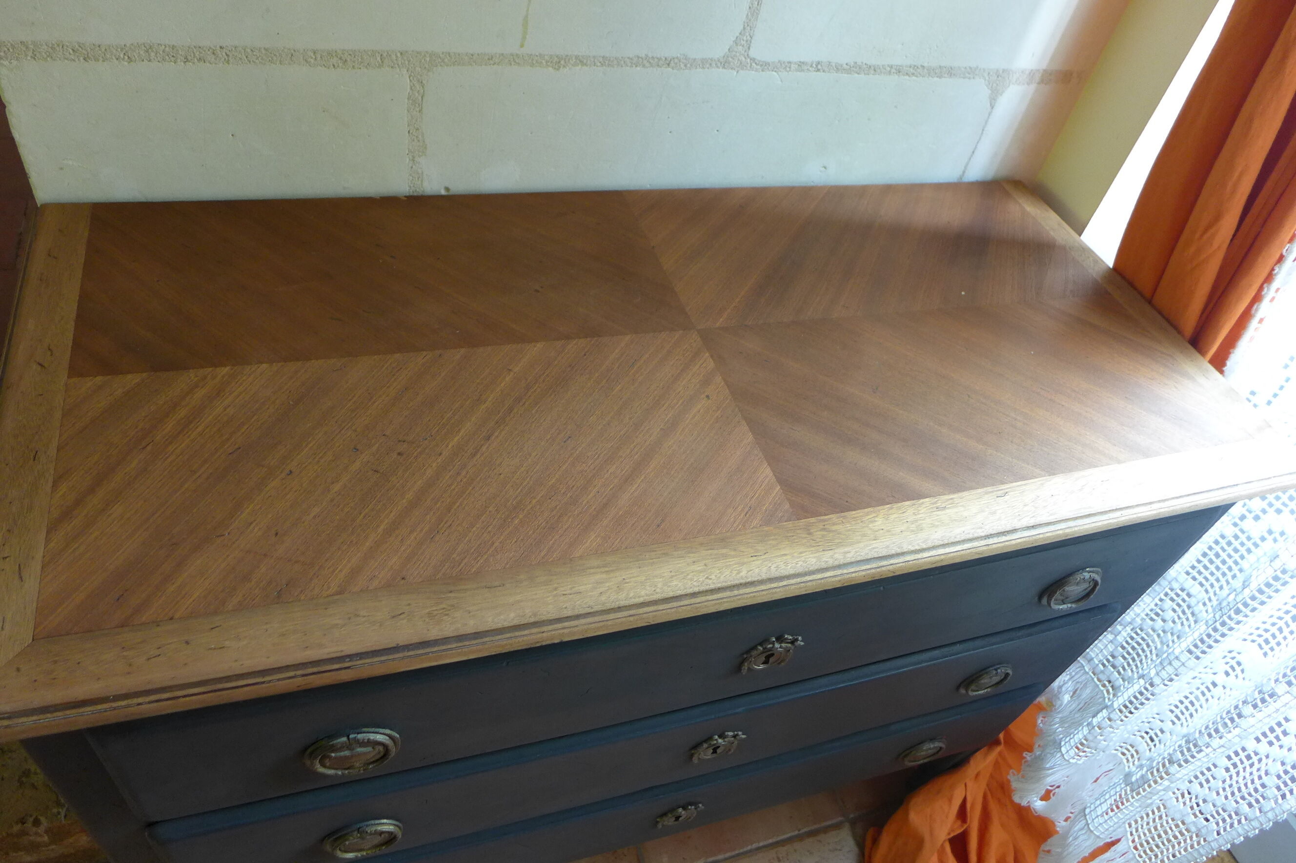 Old patinated commodity