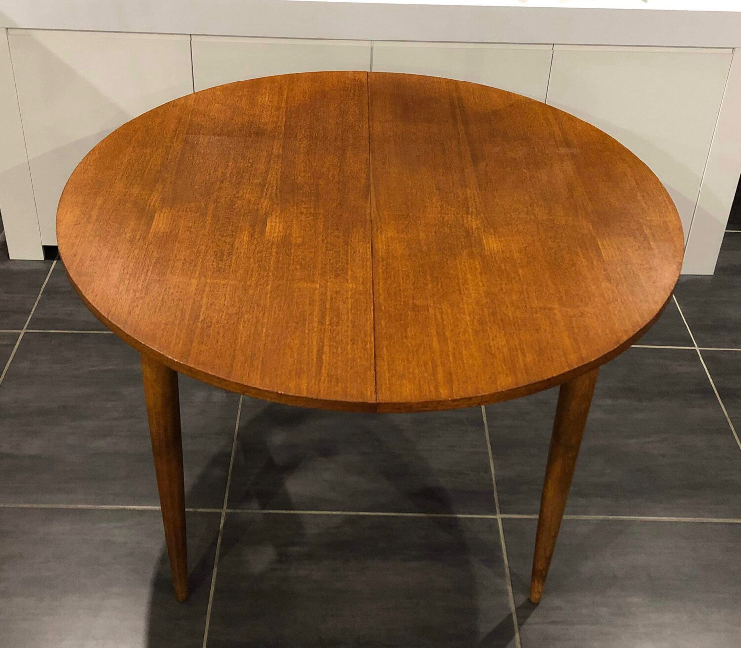 Scandinavian extendable teak table 1970s