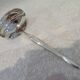 Christofle Duo 17cm silver plated metal lean fat ladle