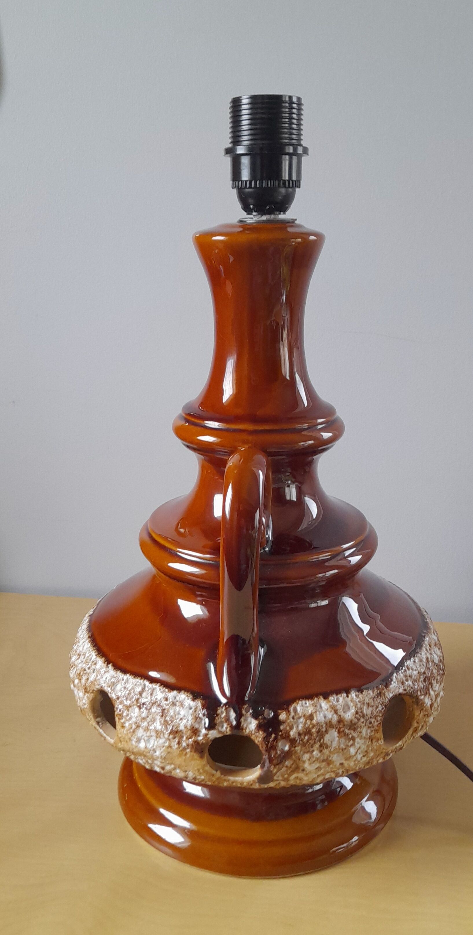 Ceramic lamp foot 1960