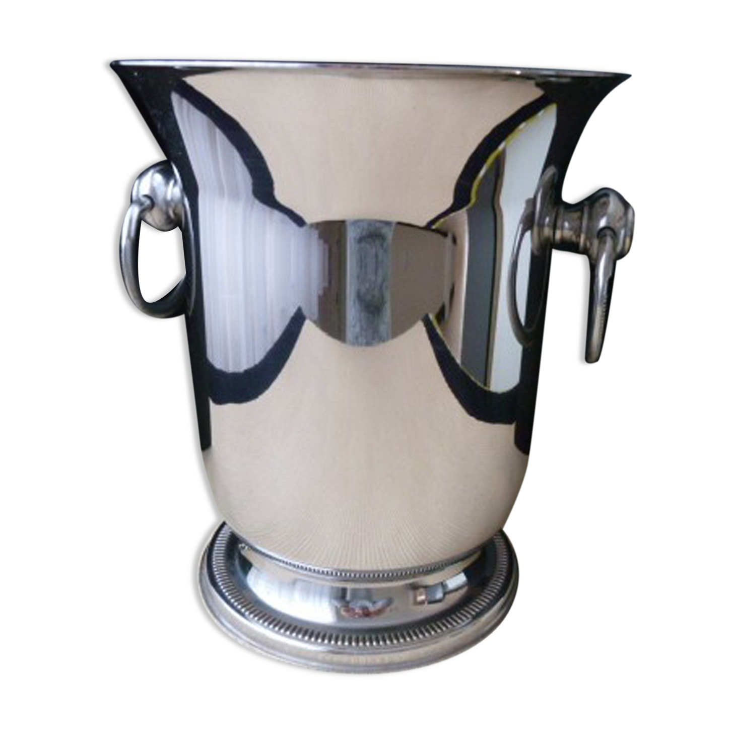 Jean Couzon stainless steel champagne bucket