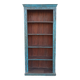 Very large old wooden bookcase