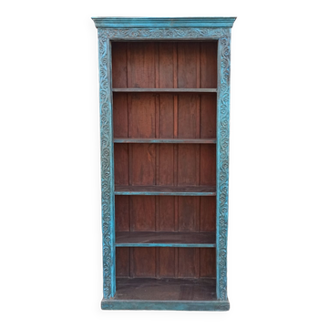 Très grande bibliothèque ancienne en bois