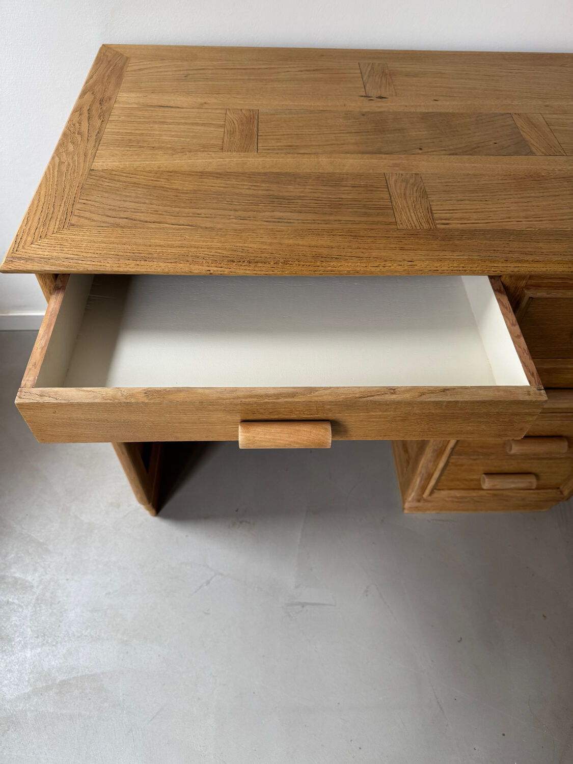 Solid oak desk