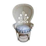 White Emmanuelle armchair