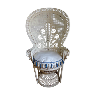 White Emmanuelle armchair