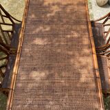 Ensemble table et chaises en rotin