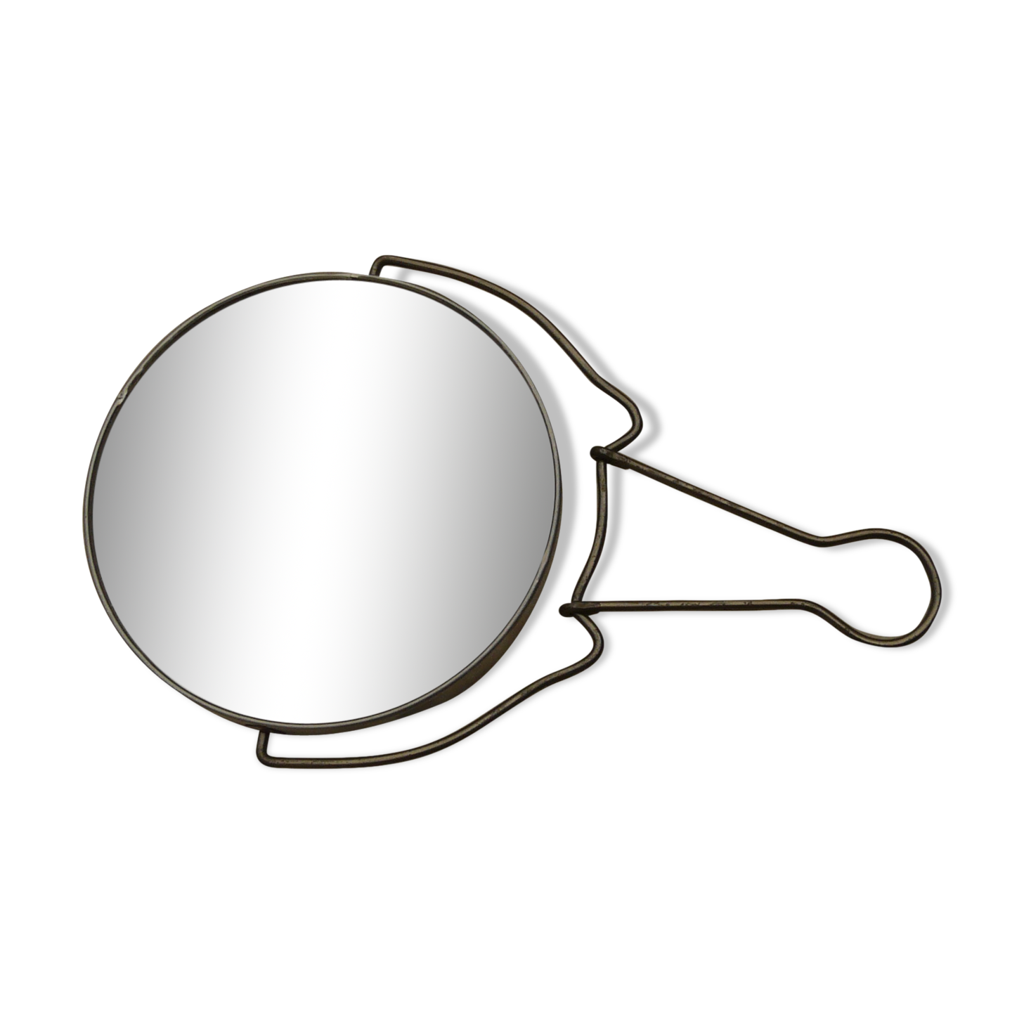 Miroir barbier 2 faces une grossissante 15x23