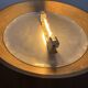 Lampe à poser halogène bronze massif années 80