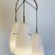 Italian Opaline Pendant Lamp, 1950s