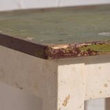 Antique small square tables (circa 1920). 2-piece set