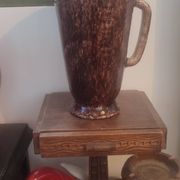 Large conical pitcher vase Accolay ceramics