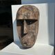 Large Timor mask in patinated wood H:50cm (1)
